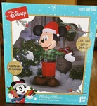 Disney Mickey Mouse With Led Lights 3.5 Ft Airblown Inflatable. Fixed Price $39.99.