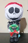 Jack Skellington Nightmare Before Christmas Disney Holiday Greeter 19 Works Guc. Fixed Price $18.99.