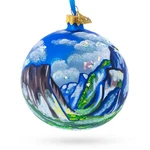 Yosemite National Park, Sierra Nevada California Glass Ball Ornament 4 Inches. Fixed Price $33.08.
