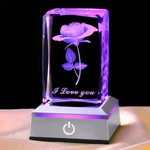 3D Rose Crystal Nightlight Led Lamp Perfect Mothers Day Hochance Gifts Wife. Fixed Price $59.99.