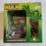 Kurt Adler The Incredible Hulk Mavel Piece Xmas Holiday Ornament Set 2003. Fixed Price $14.99.