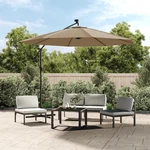 Cantilever Garden Parasol With Led Lights And Steel Pole 118.1" Taupe. Fixed Price $188.86.