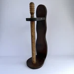Vtg Wooden Paper Towel Holder Table Top Hanging Cottagecore Honey Dipper Country. Fixed Price $42.00.