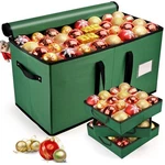 Mrrihand Christmas Storage Box, Trays, 128 Ornaments, Green. Fixed Price $55.80.