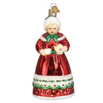 Old World Christmas Mrs. Claus Glass Tree Ornament 5.5 Inch Free Box 10242. Fixed Price $21.98.