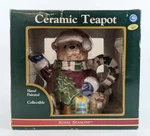Royal Seasons Christmas Bear Teapot Ceramic - Hand Painted Collectible New. Fixed Price $15.97.