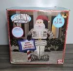 Gemmy 89127 7FT Inflatable Military Santa Christmas Decoration Tested Work. Fixed Price $69.99.