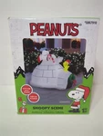 Peanuts Snoopy & Woodstock Igloo Scene Lighted Inflatable Christmas Gemmy 4.5'. Fixed Price $139.00.