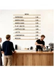 Wood Wall Menu/message Board 10 Rails & 605PCS Letters, Numbers, Symbols. Fixed Price $140.00.