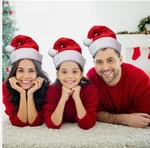 Northlight Traditional And White Plush Christmas Santa Hat (adult Size Medium),. Fixed Price $10.10.