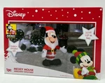Christmas Disney Lighted Santa Claus Mickey Mouse Airblown Inflatable Gemmy. Fixed Price $46.99.
