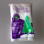 New ! Buffalo Snow Sparkl-tex Glittering Christams Tree Skirt 58" Diameter. Fixed Price $9.95.