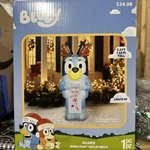 New Christmas 2024 Bluey Inflatable 5.5 With Antlers & No Wish List. Fixed Price $49.99.
