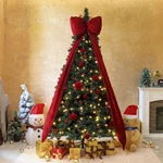 Christmas Tree In/outdoor 7.5 Ft Artificial W/ Lights, Ornaments For Holiday. Fixed Price $107.99.