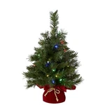 National Company Pre-lit Artificial Mini Christmas Tree- MJ3-24BGRLO-B1. Fixed Price $31.90.