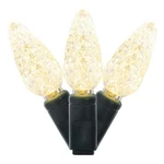 Vickerman 25' Poly Bag Single C6 Led Christmas Light Set Warm White. Fixed Price $32.25.