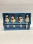 Snowman Spreaders Set Of 4 Knife Dip Cheese Chill Out St. Nicholas Square Kohls. Fixed Price $12.90.