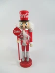 Coca-cola Kurt Adler Wooden Nutcracker Holiday Christmas Ornament. Fixed Price $15.00.