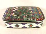 Mikasa Trinket Box Festive Theme Ceramic Jenny Faw Design UT102 684 Japan. Fixed Price $23.99.