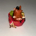 The Lion King Christmas Bag 2009 Hallmark Disney Pumbaa Timon No Box. Fixed Price $6.99.