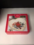 Lenox Winter Greetings Cardinal Heart Candy Dish Porcelain Christmas Plate. Fixed Price $20.00.