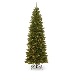 National Company Pre-lit Artificial Slim Christmas Tree, 7FT, Green. Fixed Price $138.75.