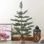 Northlight 3-FOOT Ponderosa Pine Artificial Christmas Tree Jute Base Unlit. Fixed Price $44.09.