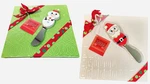 Holiday Cheese Plate Server Knife Set 2-PIECE Christmas Tableware, Styles. Fixed Price $27.95.
