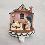 Kitchen Christmas Dinner Stocking Hanger Holder Garland Stove Cake House. Fixed Price $12.99.