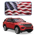 Motor Trend Usa Americana Flag Car Windshield Sun Shade For Front Window, Fol.... Fixed Price $19.07.