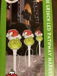 Dr Seuss The Grinch Stole Christmas Pathway Walkway Led Light Stakes Markers New. Fixed Price $49.00.