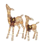 Christmas Deer 2.8 Ft Pre-lit Led Outdoor Yard Decor, Metal Decoration With B.... Fixed Price $148.79.