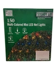 Home Accents Holiday TY630-1715M 150 Multicolored Led Net Lights 4'X6' Coverage. Fixed Price $28.99.