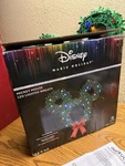 Disney Mickey Mouse Led Light Up Wreath Corona Magic Holiday Hanging Display. Fixed Price $129.99.