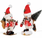 10'' Snowman Set Of 2 Christmas Decoration Holiday. Fixed Price $34.95.