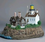 Lost Alcatraz Island Lighthouse Danbury Mint Village Building San Francisco. Fixed Price $13.99.