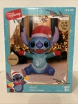Gemmy Stitch Airblown Inflatable Christmas Disney 4.5 Ft Tall Lights Up. Fixed Price $39.99.