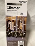 Gemmy 70 Mini Icicle Led Light String Create Peaceful Glimmering Effect. Fixed Price $25.97.