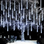 Dazzle Bright Christmas Lights Outdoor, 288LED Meteor Shower Rain 12 Inch. Fixed Price $14.00.