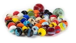 Glass Marbles Bulk, Set Of 50, (48 Players 5/8" - 2 Shooters 1") Assorted Colors. Fixed Price $14.99.