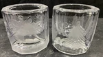 Studio Nova Votive Candle Holder "holiday Bells" "christmas Tree" Heavy Glass. Fixed Price $8.44.