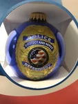 Krebs American Pride Police Department Christmas Ornament Germany 3.25" Usa Made. Fixed Price $16.56.