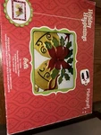 Pfaltzgraff Holiday Happenings Bells Rectangular Glass Platter. Fixed Price $30.00.