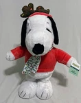 Nwt. 20 Peanuts Christmas Snoopy Porch Door Greeter Holiday Collectible Plush. Fixed Price $19.99.