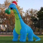 10FT Christmas Inflatables Outdoor Decorations, Blow Up Dinosaur Tree. Fixed Price $77.99.