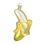 Old World Christmas Peeled Banana Blown Glass Ornament. Fixed Price $17.99.