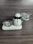 Yankee Candle Cute Penguin Double Tealight Holder Christmas Holiday Decor Gifts. Fixed Price $24.80.