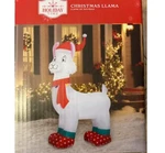 New ! Holiday Time 6 Ft Christmas Llama Airblown Inflatable Yard Decoration. Fixed Price $69.95.