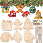 Shitailu 24PCS Christmas Photo Frame Red, Orange, Yellow, Green, White. Fixed Price $24.64.