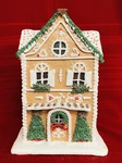 Raz Imports 13 Lighted Gingerbread House With Trees And 6 Hour Timer. Fixed Price $139.00.